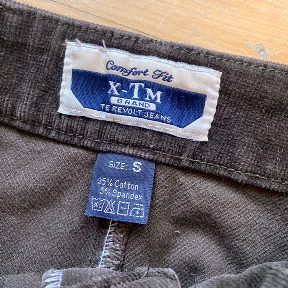 Brown Corduroy Midi Skirt - Picture 3 of 3